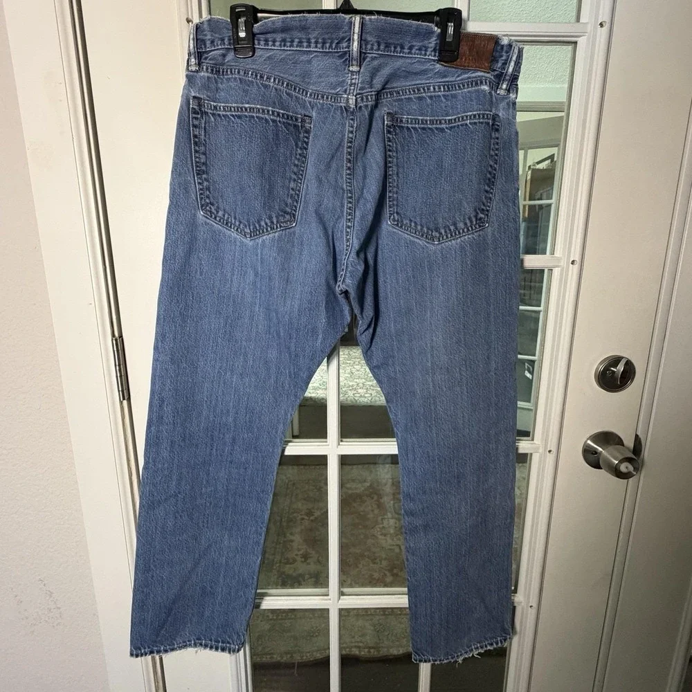 Vintage Polo Ralph Lauren Jeans Men's 36x30 Distressed Denim Y2K Grunge